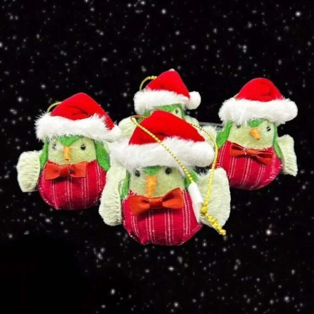 Wondershop 2022‎ Christmas Bird Ornaments from Target Wondershop 4 Set 3”T